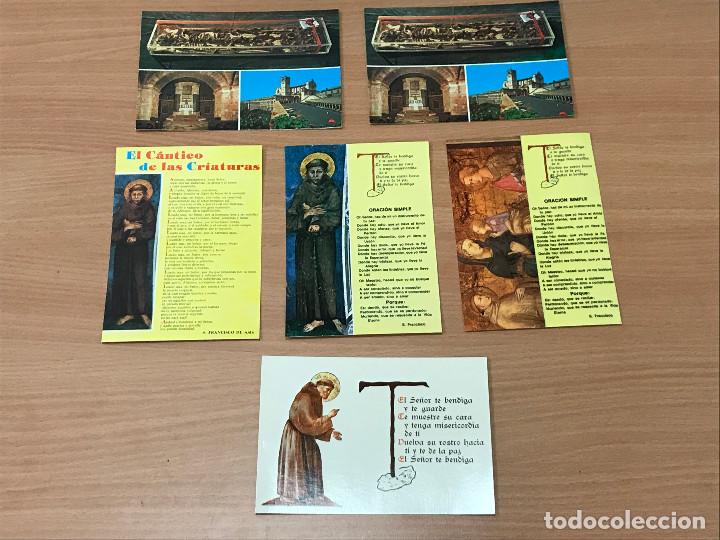 Postales: LOTE 6 POSTALES - ESTAMPITAS - SAN FRANCISCO DE ASIS ITALIA