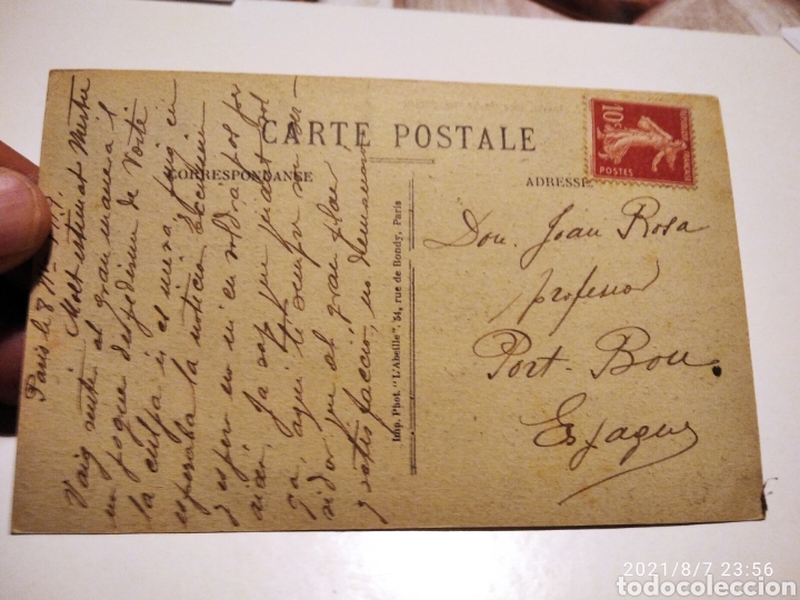Postales: Postal antigua Par&iacute;s edificio opera - Foto 2