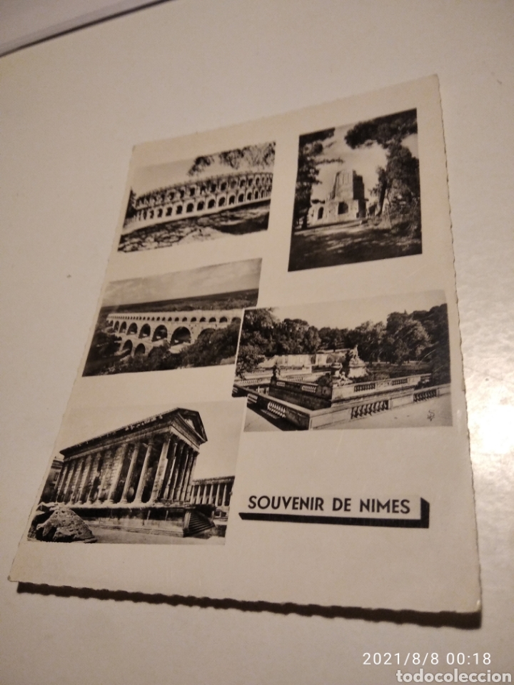Postales: Postal souvenir de Nimes - Foto 1