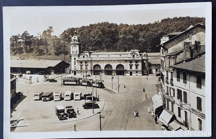 Postcards: Carte Postale BAYONNE (64): 118 Place de la Gare et la Gare (1950), 337