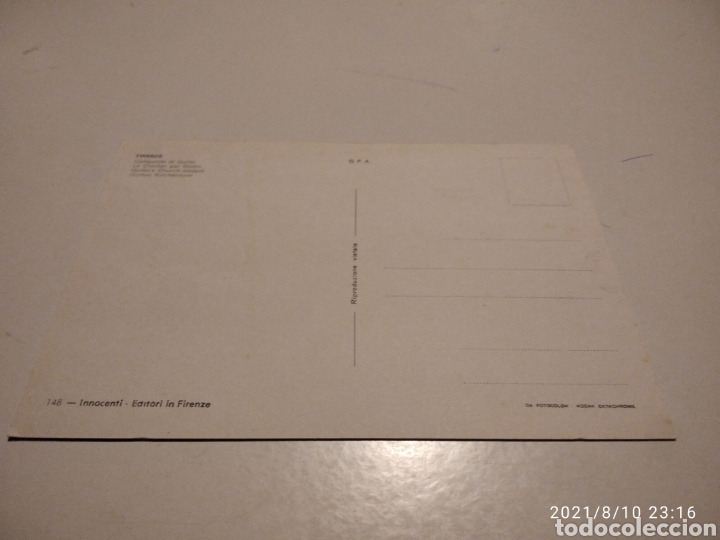 Postales: Postal Firenze campanario - Foto 2