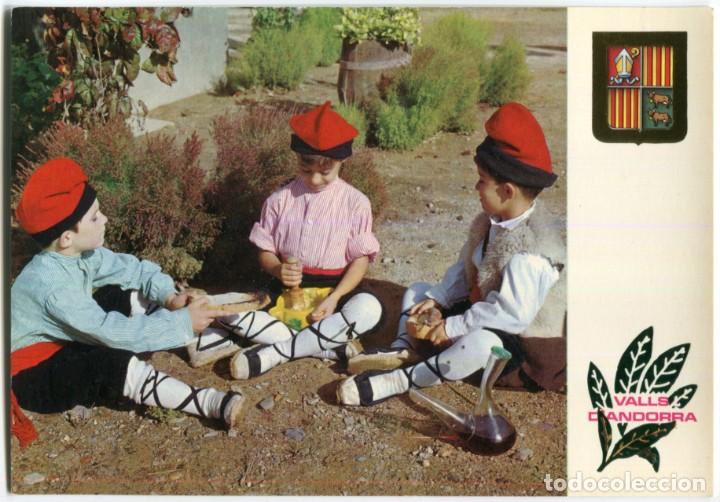Postcards: ex087 Andorra Andorra Tipica 1968 Escudo De Oro N&ordm;9