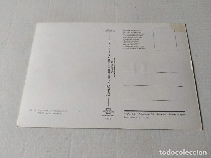 Postales: ANDORRA - POSTAL COLL DE LA BOTELLA - Foto 2