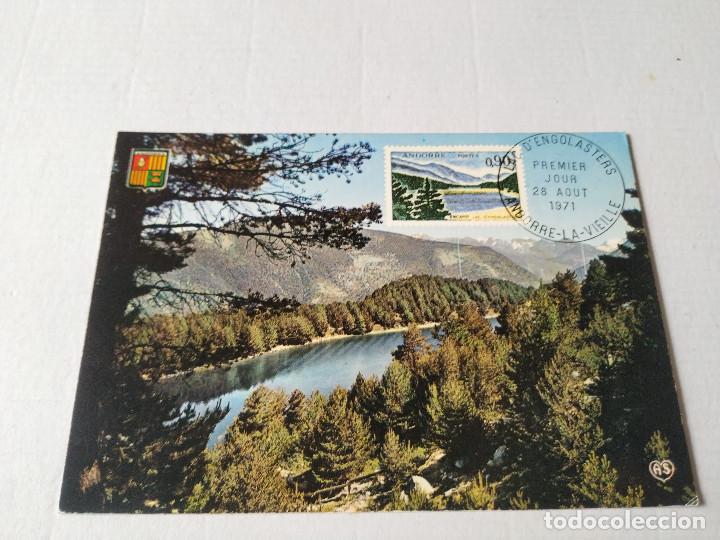 Postales: ANDORRA - POSTAL ESTANY DENGOLASTERS - Foto 1