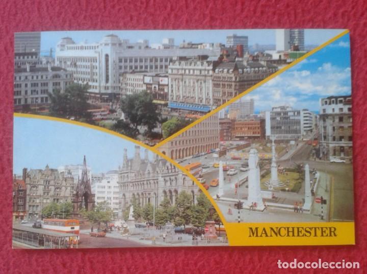 Postales: POST CARD DE MANCHESTER INGLATERRA REINO UNIDO VISTAS PICCADILLY ALBERT SQUARE ST. PETERS SQUARE....