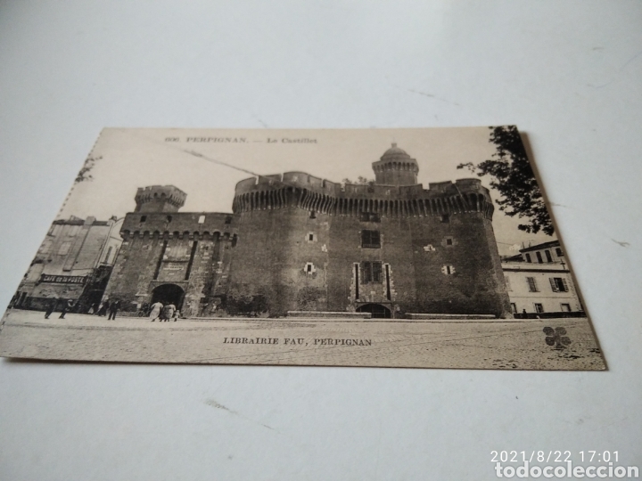 Postales: Postal antigua Perpignan Castillo - Foto 1