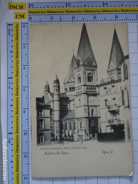 Postales: POSTAL DE B&Eacute;LGICA. A&Ntilde;OS 10 30. EGLISE DE SPA. 2711