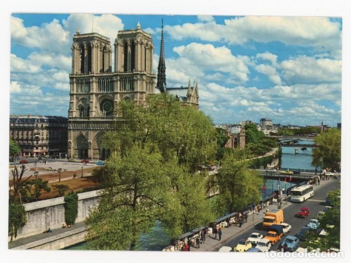 Postkarten: ex222 francia paris notre dame chantal n&ordm;625 coches