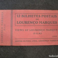 Postales: PORTUGAL-LOURENÇO MARQUES-MAPUTO-MOZAMBIQUE-BLOC CON 12 POSTALES ANTIGUAS-VER FOTOS-(K-4052)