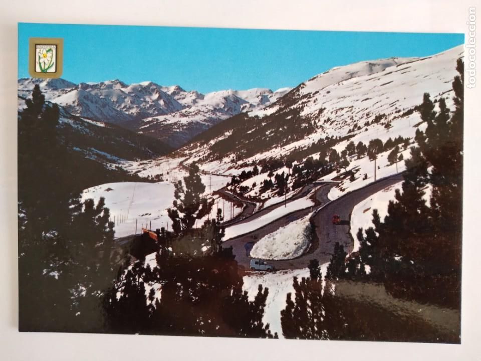 Postkarten: POSTAL ESCUDO ORO VALLS D'ANDORRA PUJADA PORT D'ENVALIRA RV 31