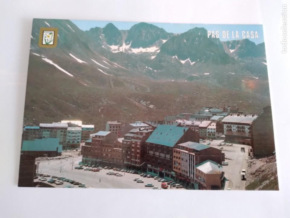 Cartoline: POSTAL ESCUDO ORO VALLS D'ANDORRA PAS DE LA CASA RV 34