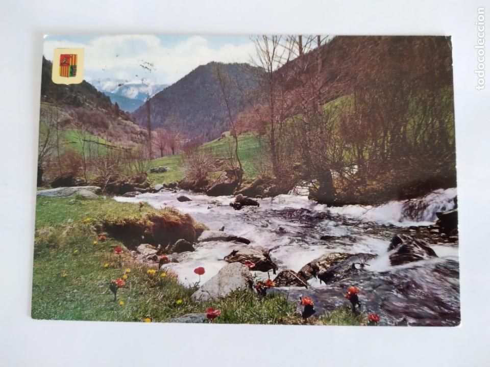 Postkarten: POSTAL ESCUDO ORO VALLS D'ANDORRA ARINSAL RV 53