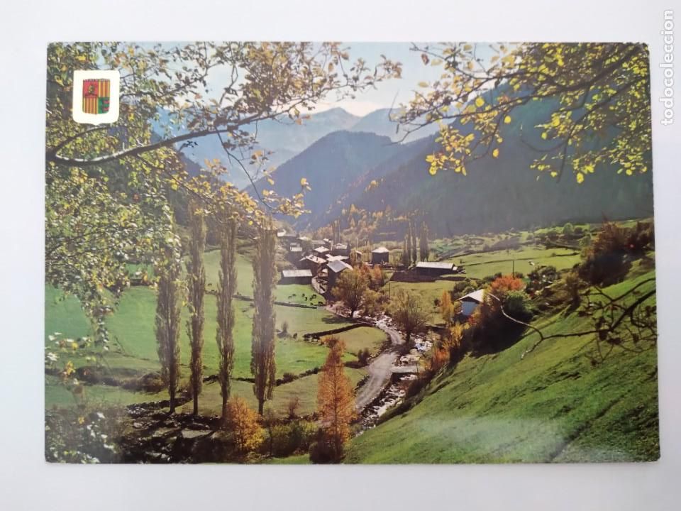 Postkarten: POSTAL ESCUDO ORO VALLS D'ANDORRA ARINSAL VISTA GENERAL RV 54