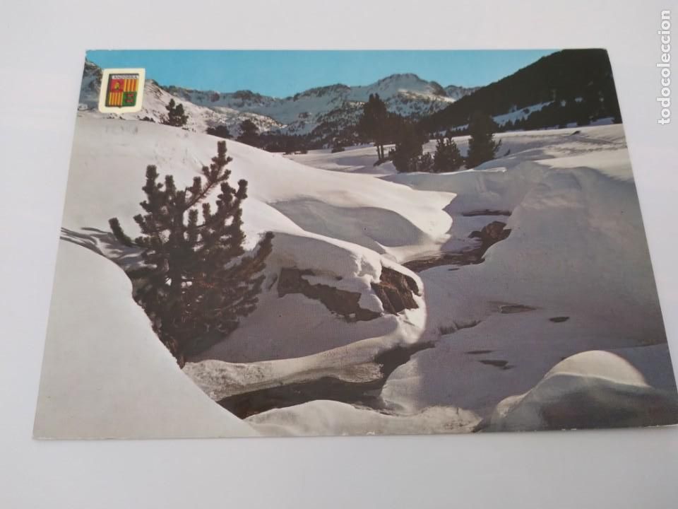 Postkarten: POSTAL ESCUDO ORO VALLS D'ANDORRA ENVALIRA RV 57