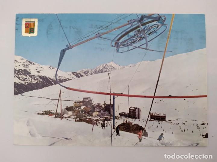 Postkarten: POSTAL ESCUDO ORO VALLS D'ANDORRA PAS DE LA CASA RV 63