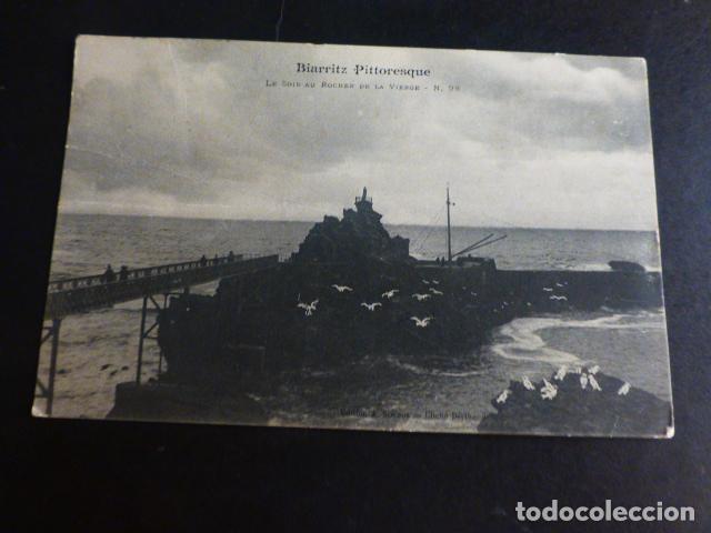 Postales: BIARRITZ LA ROCA DE LA VIRGEN - Foto 1
