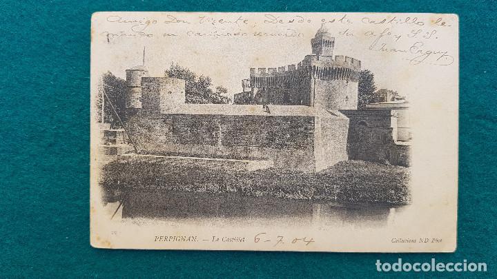 Postales: POSTAL PERPIGNAN (1904) LE CASTILLET - Foto 1