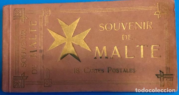 Postales: MALTA- ALBUM 13 POSTALES- Ca 1910