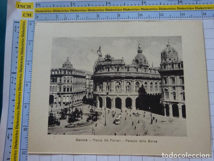 Postales: ANTIGUA FOTO TARJETA POSTAL DE ITALIA. GENOVA PIAZZA DE FERRARI PALAZZO DELLA BORSA. 2814