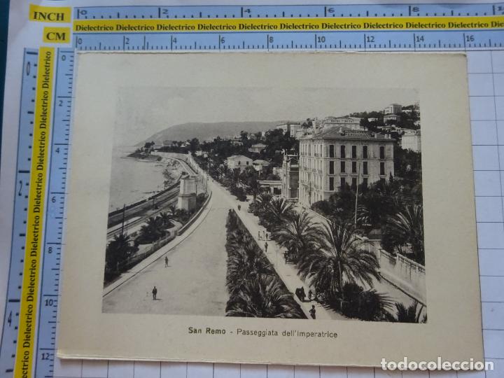 Cartes Postales: ANTIGUA FOTO TARJETA POSTAL DE ITALIA. SAN REMO PASSEGGIATA DELL'IMPERATRICE. 2836
