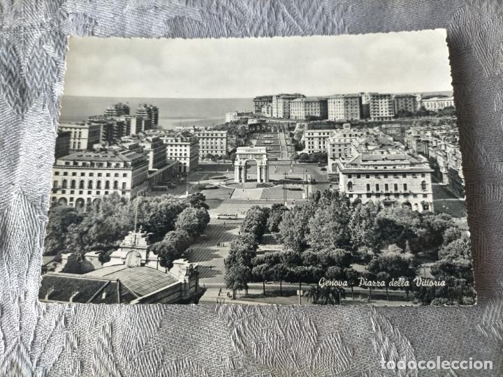 Postais: GENOVA PLACE DE LA VICTOIRE VICTORY'S SQUARE PLAZA DE LA VICTORIA ITALIA ITALY POSTCARD