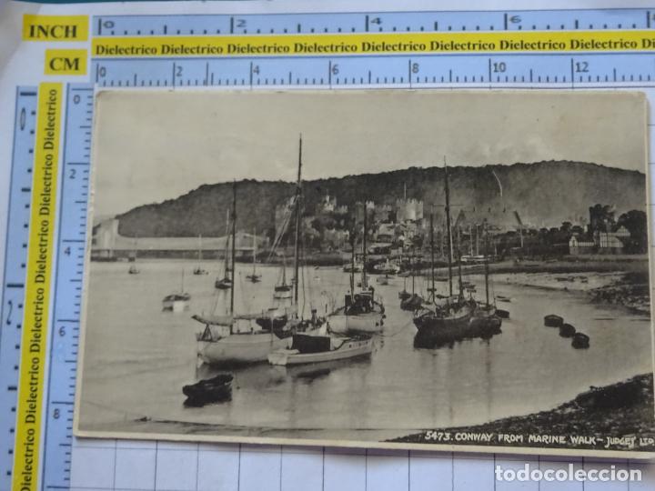 Postais: POSTAL DE GRAN BRETA&Ntilde;A, REINO UNIDO. A&Ntilde;O 1938 CONWAY FROM MARINE WALK. 509