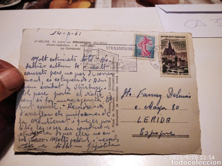 Postales: Postal Strasbourg Catedral - Foto 2