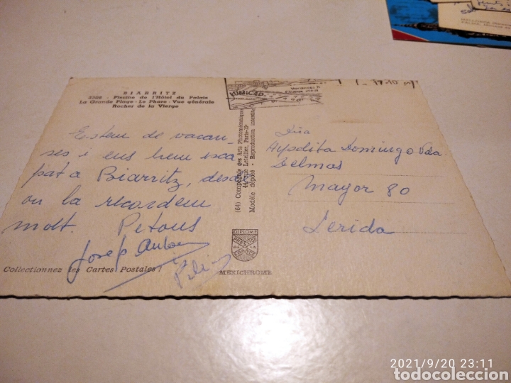 Postales: Postal Biarritz - Foto 2