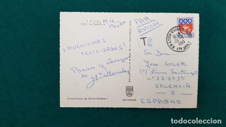 Postales: POSTAL LYON (1969) LA PREFECTURE - Foto 2