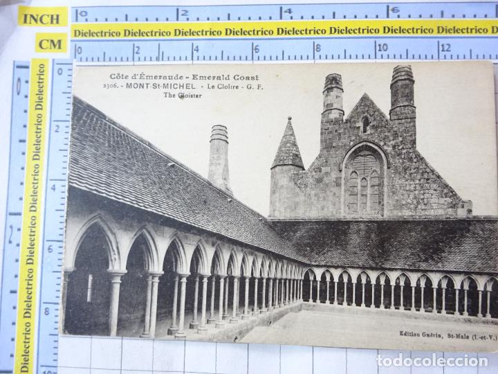 Cartes Postales: ANTIGUA POSTAL DE FRANCIA. LE MONT SAINT MICHEL LE CLOITRE . 621