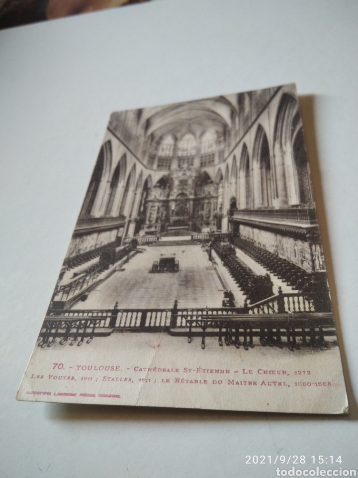 Postales: Postal antigua Toulouse Catedral