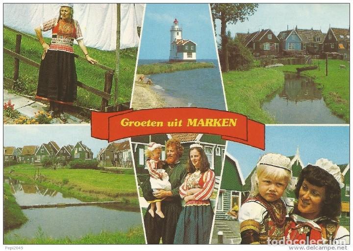 Postales: *** PR138 - POSTAL - GROETEN WIT MARKEN - HOLANDA - Foto 1