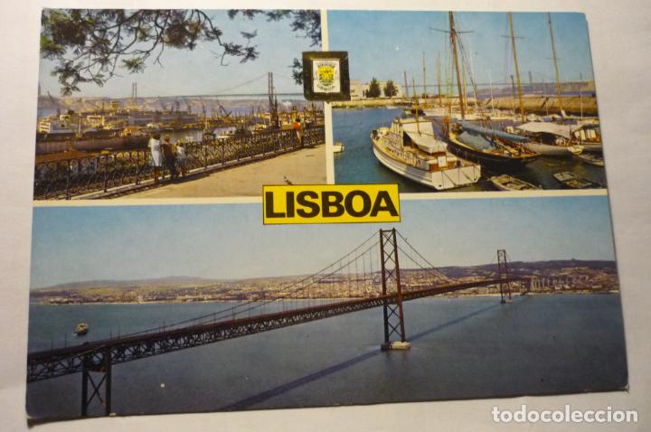 Postales: POSTAL LISBOA DIF.ASPECTOS CM - Foto 1