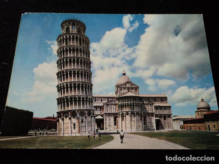 Postales: PISA TORRE PENDENTE E ABSIDE DEL DUOMO - Foto 1