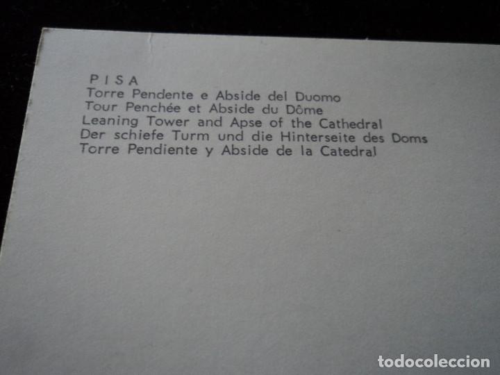 Postales: PISA TORRE PENDENTE E ABSIDE DEL DUOMO - Foto 2