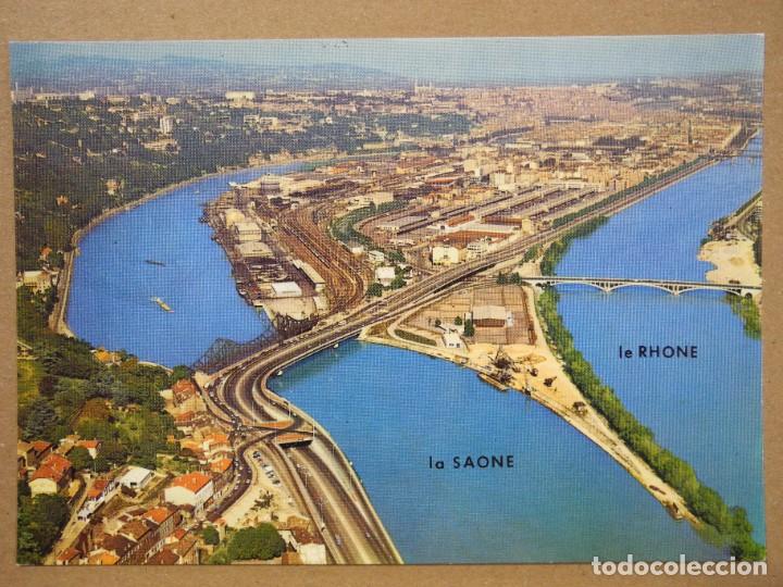 Postales: Lyon. Le Confluent du Rh&ocirc;ne et de la Sa&ocirc;ne. - Foto 1