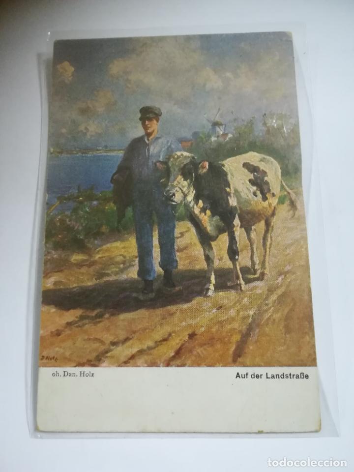 Postcards: TARJETA POSTAL. OH. DAN. HOLZ. AUF DER LANDSTRASSE. H.K.& CO. PALETTE-KARTE N&ordm; 40.