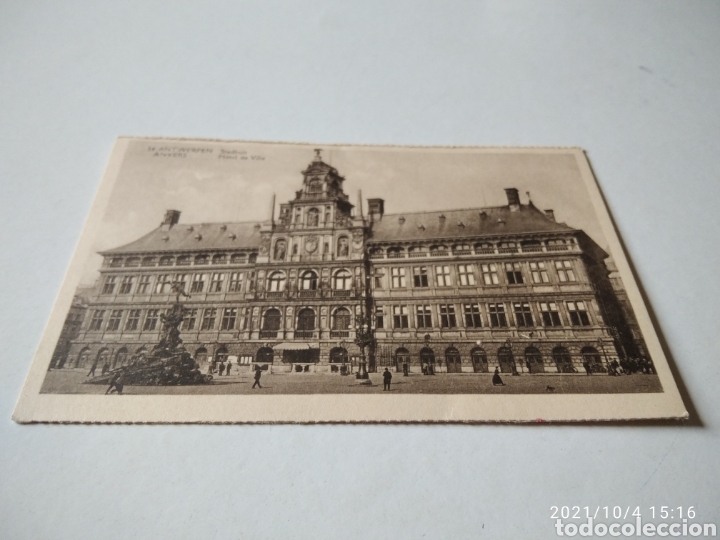 Postales: Postal anvers hotel de ville - Foto 1