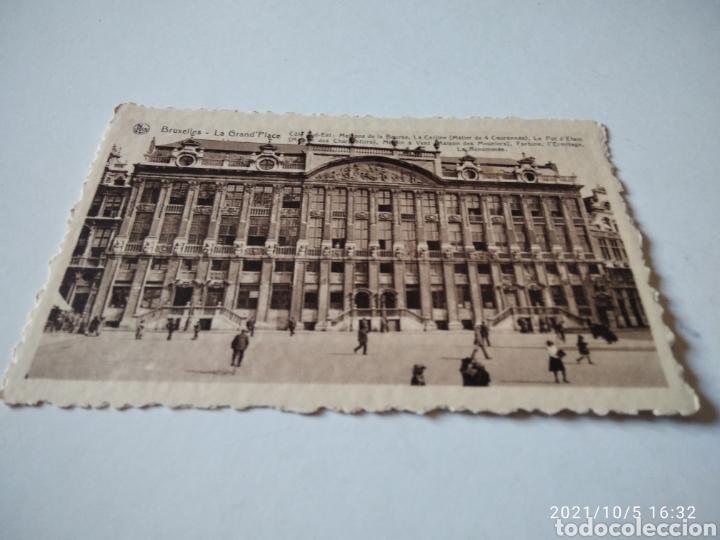 Cartoline: Postal Bruxelles la grand Place