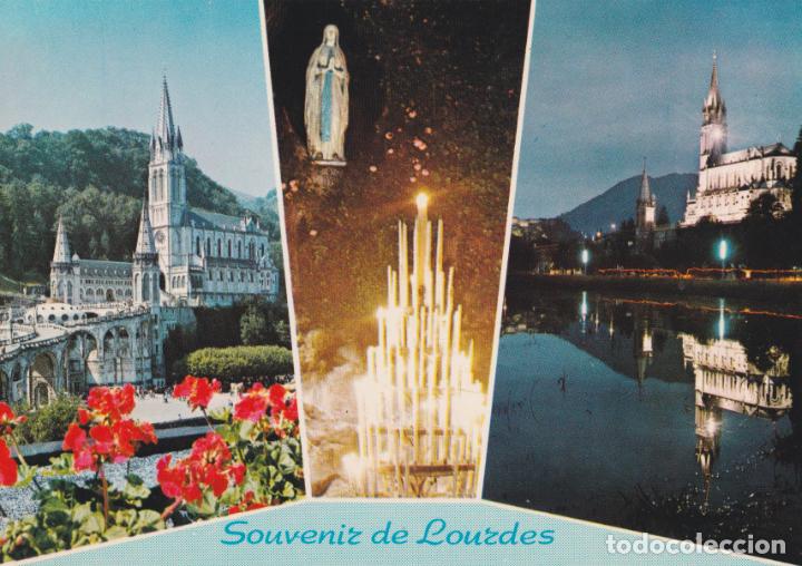 Postais: FRANCIA, LOURDES, SOUVENIR &ndash; EDITIONS P.CHAMBON 5036 &ndash; S/C