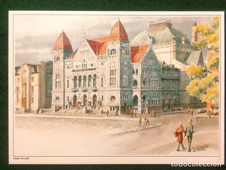 Postkarten: POSTAL 1990 CIUDADES DE FINLANDIA - ARQUITECTURA- EDIFICIOS - PAISAJES - KIMMO PALIKKO