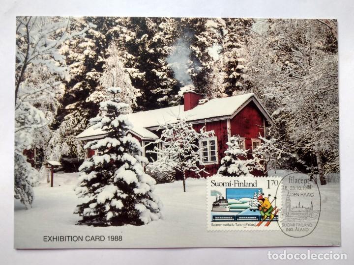 Postcards: POSTAL 1988 FINLANDIA - EXPOSICION FILATELICA DEN HAAG 88