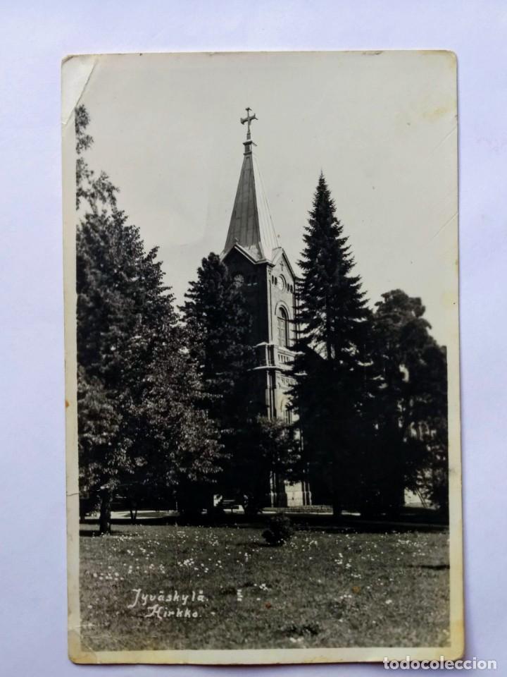 Postales: ANTIGUA POSTAL CIRCULADA Y ESCRITA DE FINLANDIA - A&Ntilde;O 1933