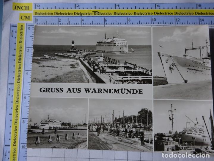 Postkarten: ANTIGUA POSTAL DE ALEMANIA. PUERTO DE WARNEM&Uuml;NDE BARCOS BUQUES. 1426