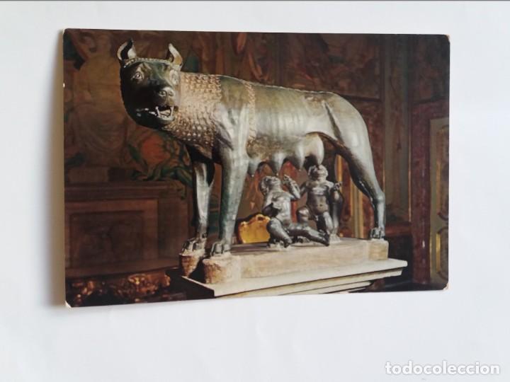 Cartes Postales: POSTAL - PALAZZO DEI CONSERVATORI - LUPA CAPITOLINA - ORIGINAL EN BRONCE - S/C