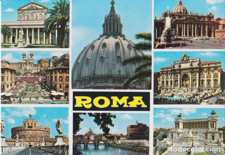 Postales: ITALIA, ROMA, VARIOS EDIFICIOS DE LA CIUDAD &ndash; PLURIGRAF 481 &ndash; S/C - Foto 1