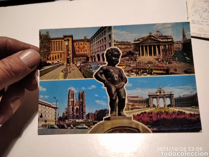 Postales: Postal Souvenir de Bruselas - Foto 1