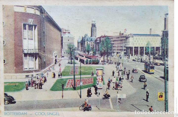 Postales: Rotterdam - Coolsingel. Animada. Usada. Color. - Foto 1