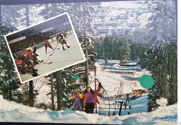 Postales: La Chaux-de-Fonds (Francia). Ski. Nueva. Color
