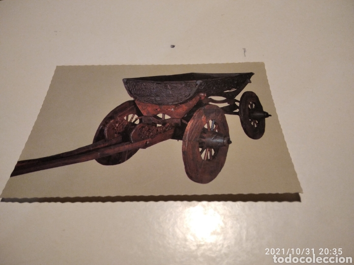 Postales: Postal museo vikingos carro